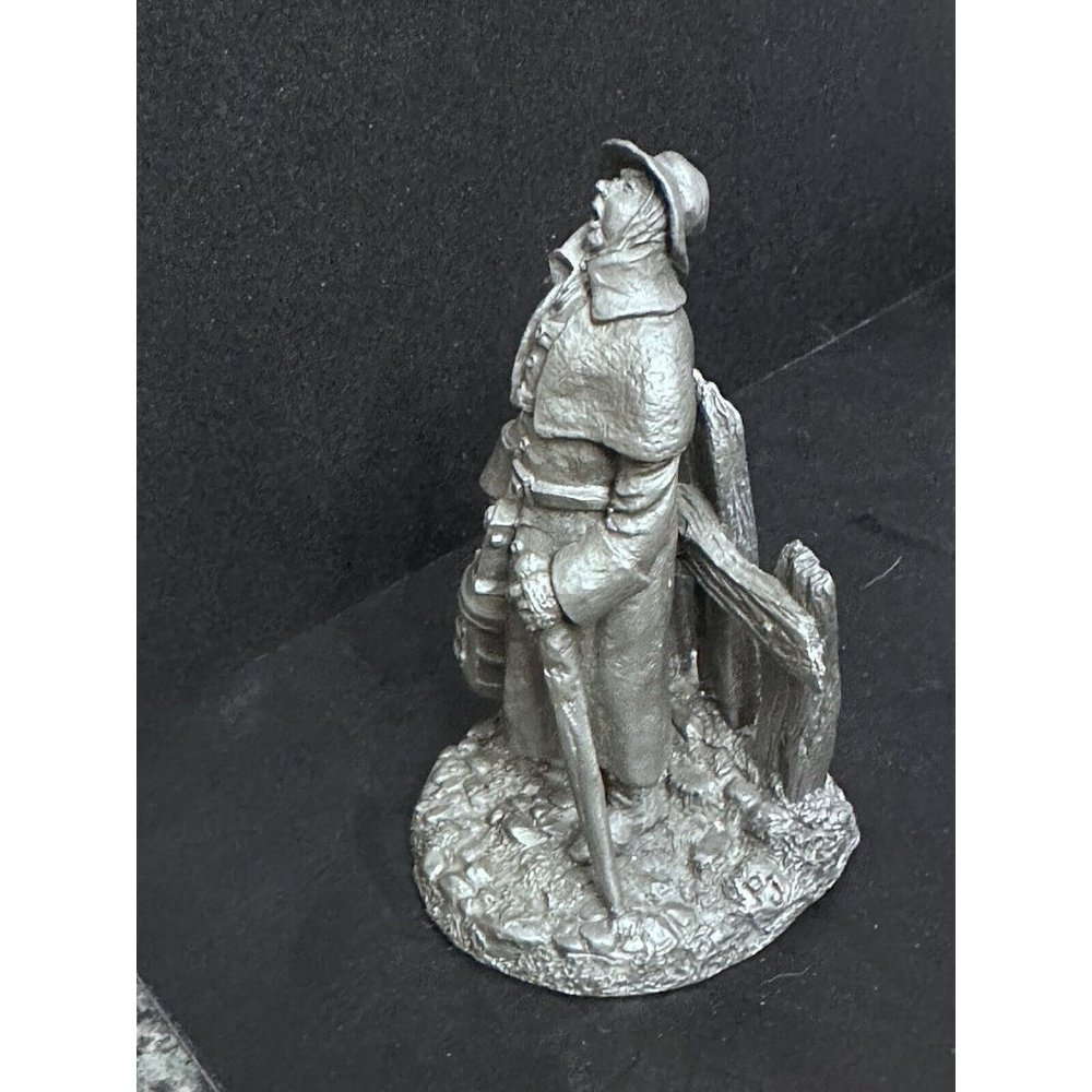 THE WATCHMAN FIGURINE FINE PEWTER THE FRANKLIN MINT 1977 - Picture 5 of 7